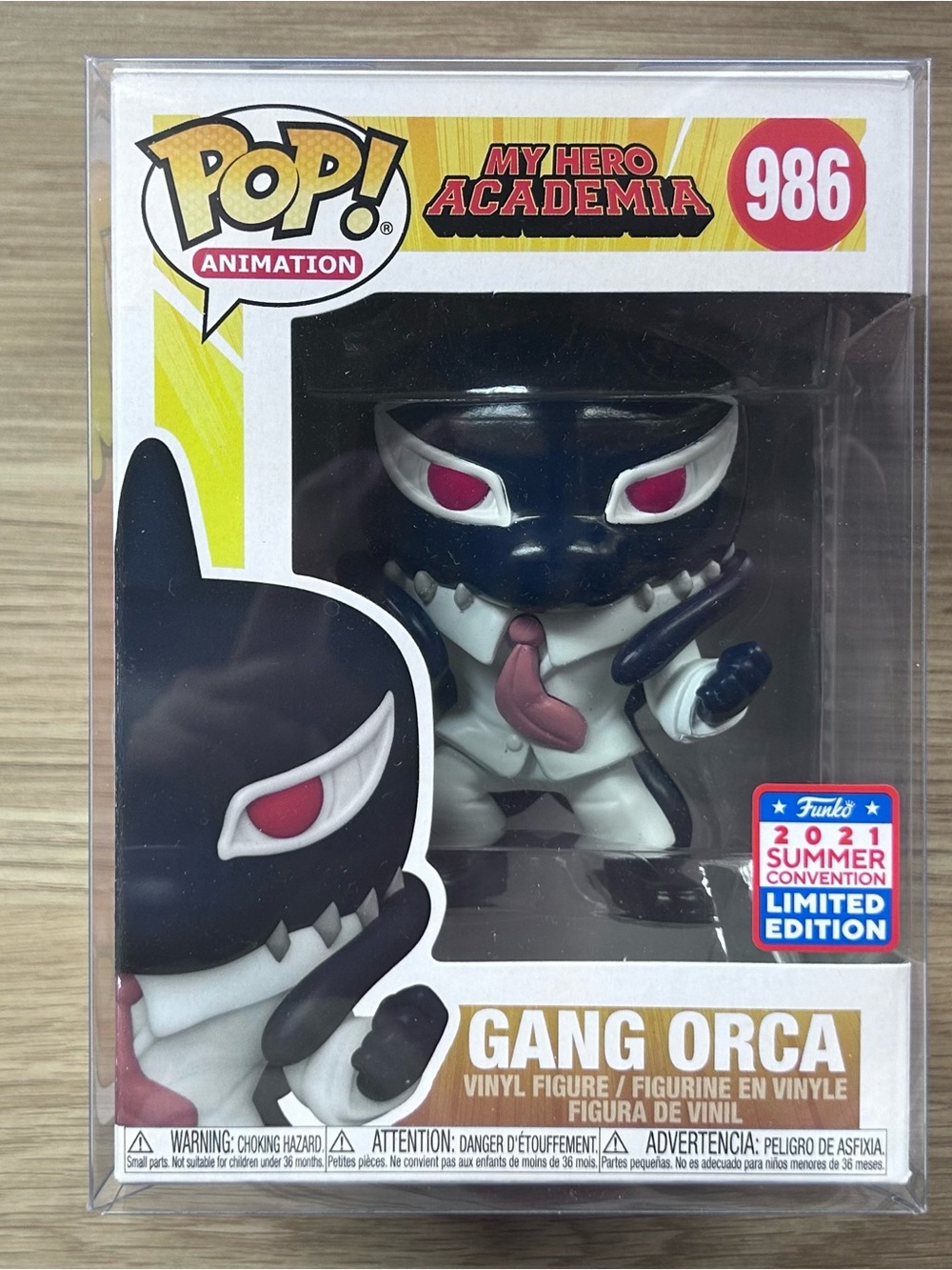 Funko! My Hero Academia Gang Orca #986 (2021 SUMMER CONVENTION LIMITED EDITION)!
